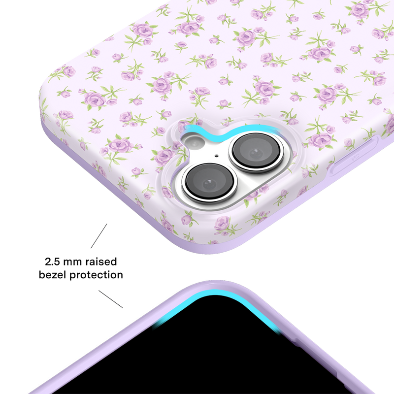 Dainty Lilac Floral iPhone Case photo 2