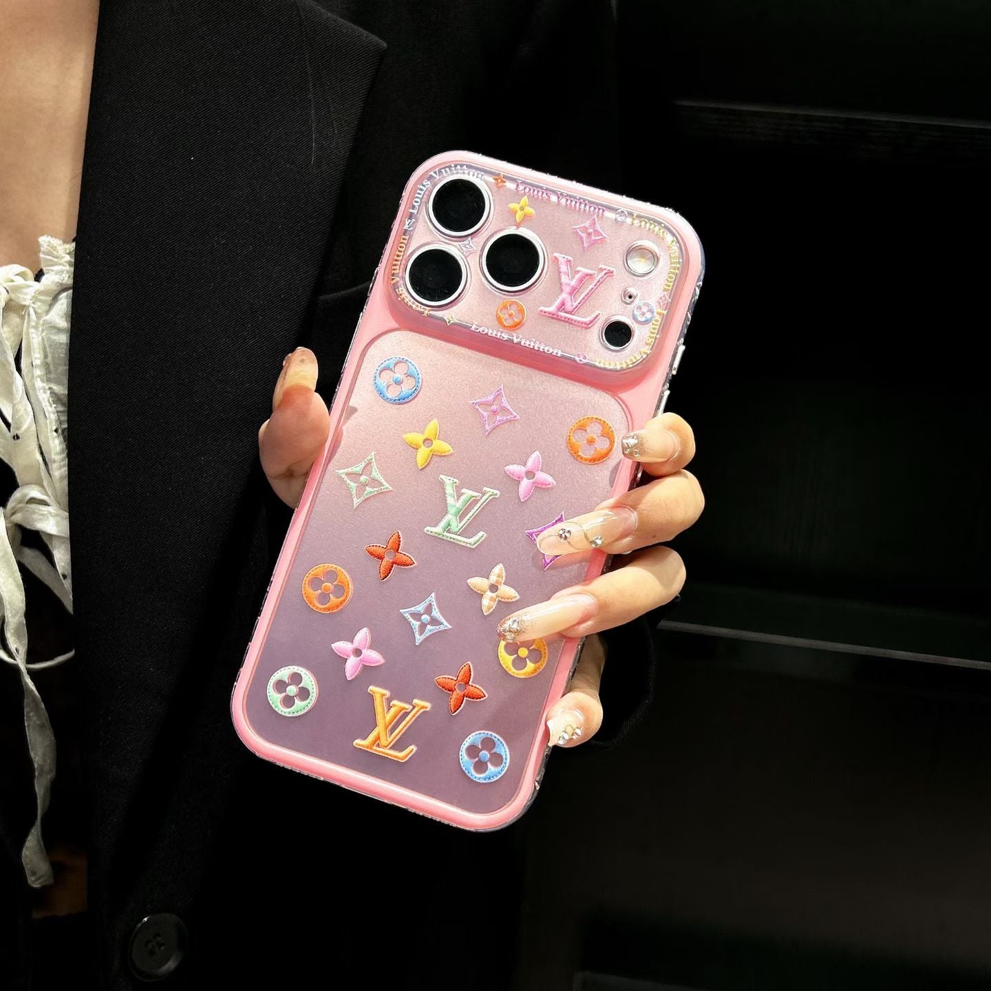LV Acrylic Lightweight Phone Case for iPhone 15-17 / Pro / Pro Max