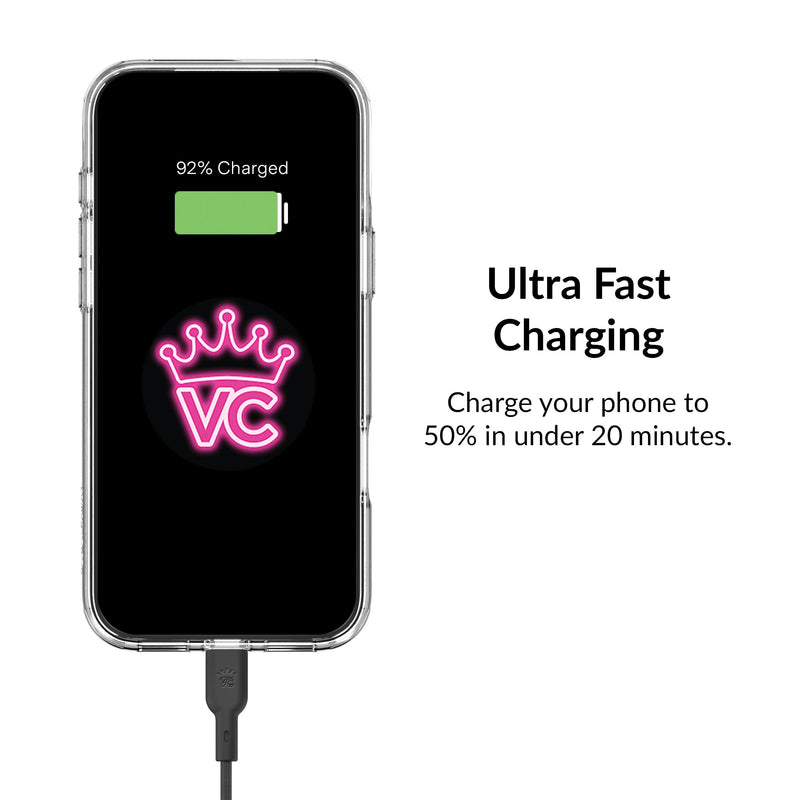 Black Fast Charging Set, Dual Port Wall Adapter + 6ft USB-C Cable photo 4