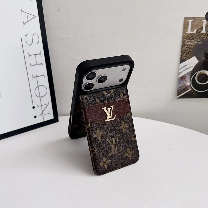 Folding Card Holder Louis V iPhone Case 12/13/14/15/16/17/Pro/Pro Max/ Plus/Air photo 5