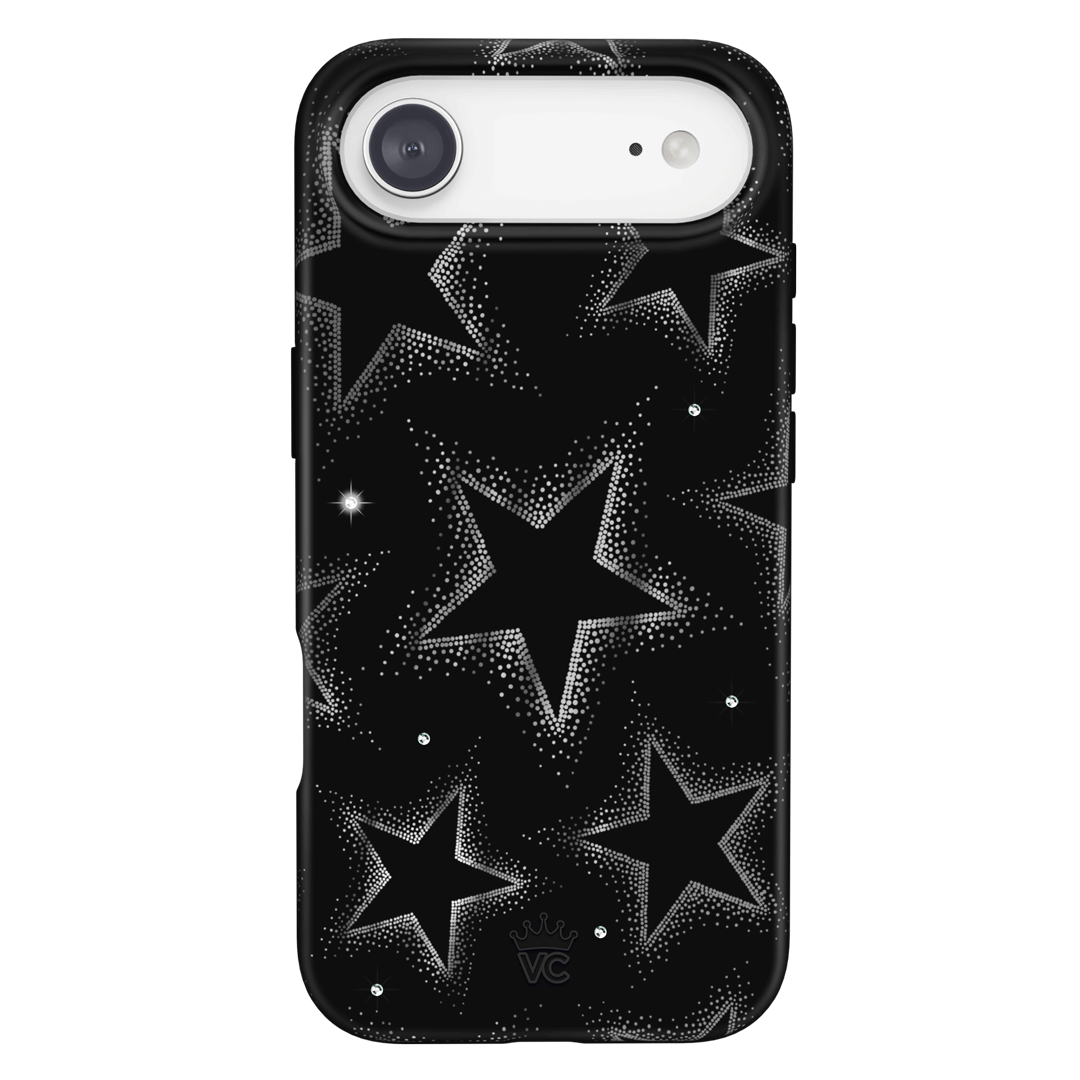 Crystal Chrome Stars iPhone Case