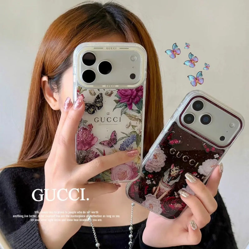 Gucci Clear Case Print Pattern iPhone 14-17 / Pro / Pro Max photo 3
