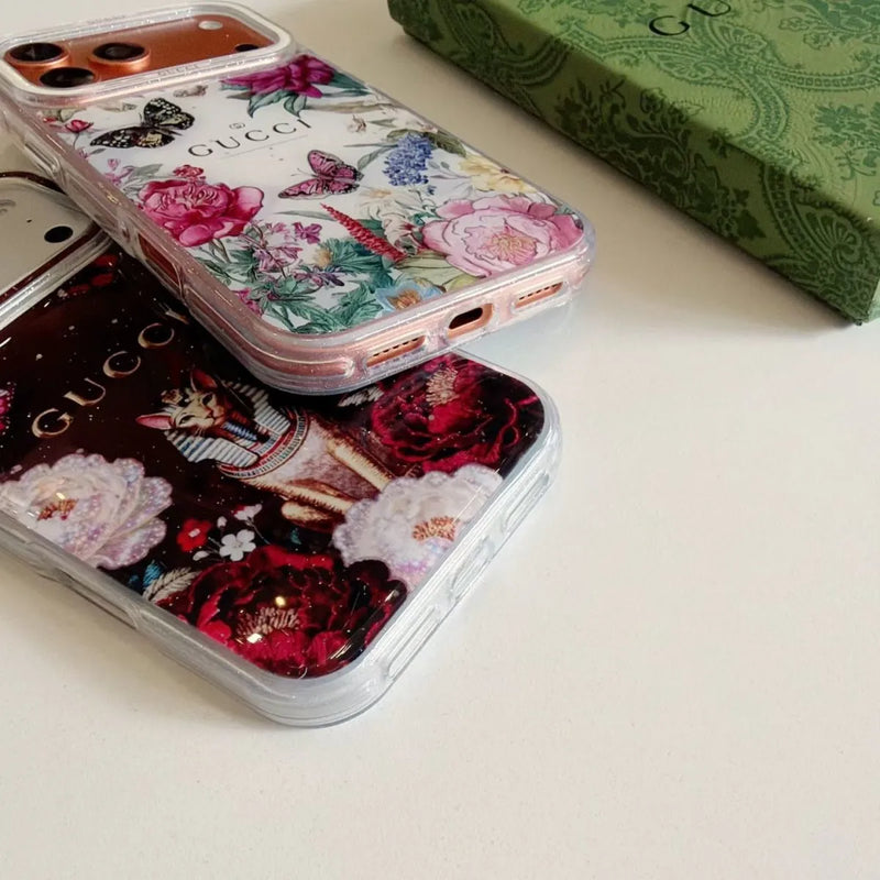 Gucci Clear Case Print Pattern iPhone 14-17 / Pro / Pro Max photo 7
