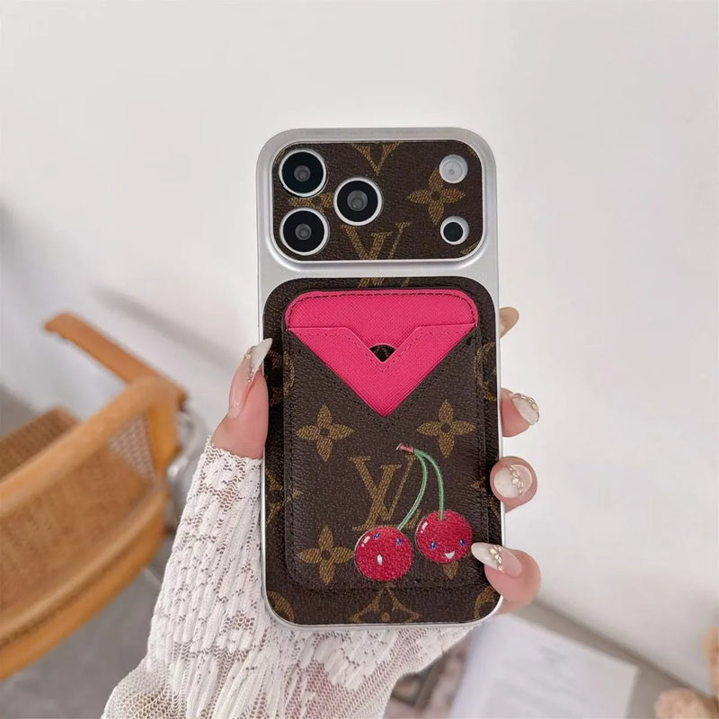 Magnet Card Holder LV Phone Case for iPhone 13-17 / Pro / Pro Max / Plus / Air photo 6