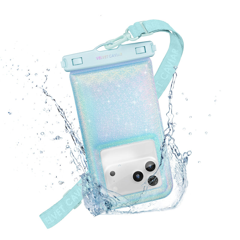 Mermaid Glitter Waterproof Floating Phone Pouch photo 1