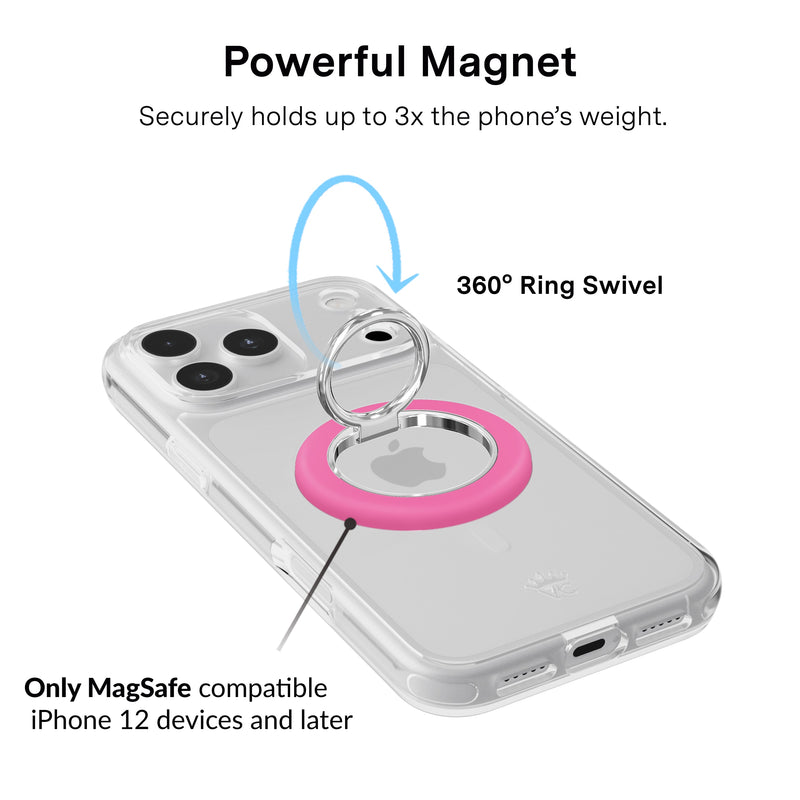Orchid Pink MagSafe Grip Ring photo 3