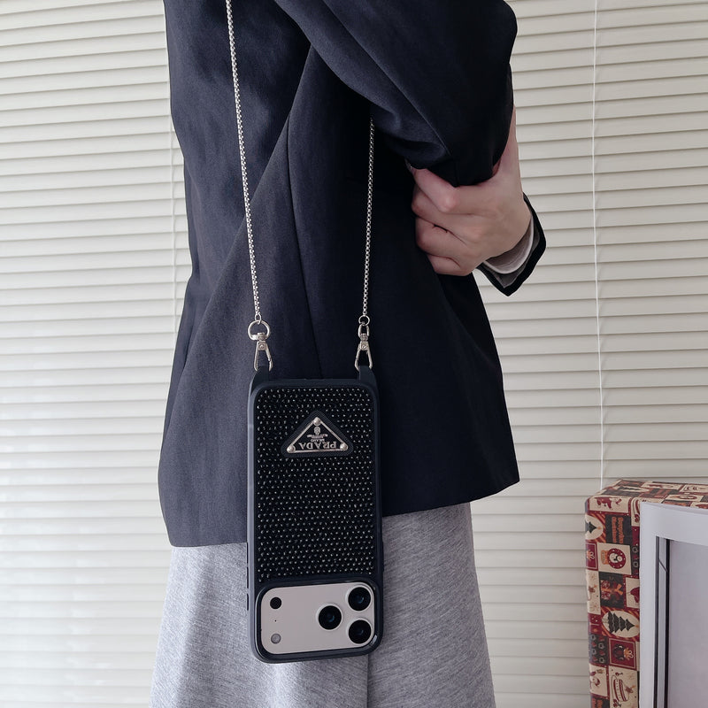 Prada Phone Case on Chain iPhone 12-17 / Pro / Pro Max / Plus / Air photo 7