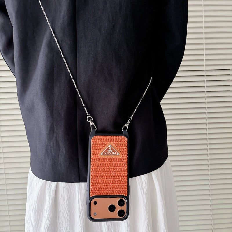 Prada Phone Case on Chain iPhone 12-17 / Pro / Pro Max / Plus / Air photo 6