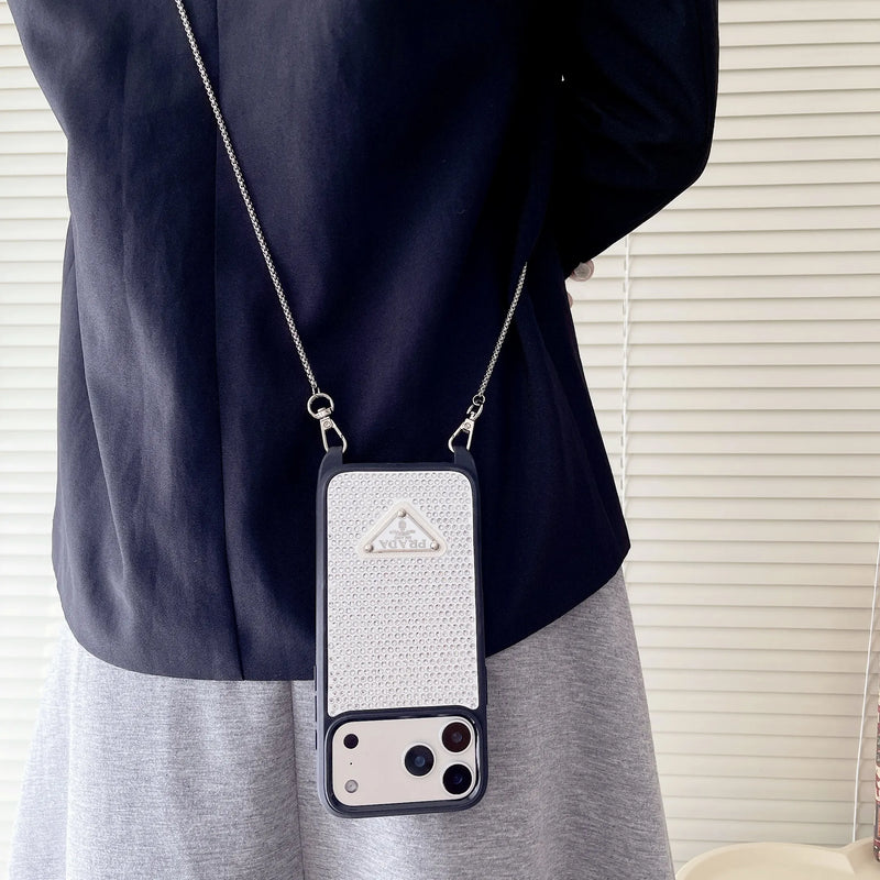 Prada Phone Case on Chain iPhone 12-17 / Pro / Pro Max / Plus / Air photo 5