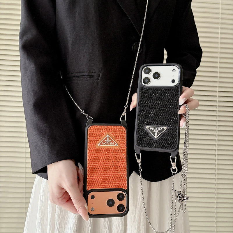 Prada Phone Case on Chain iPhone 12-17 / Pro / Pro Max / Plus / Air photo 4
