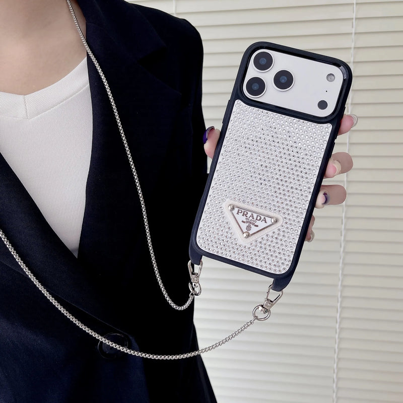 Prada Phone Case on Chain iPhone 12-17 / Pro / Pro Max / Plus / Air photo 3