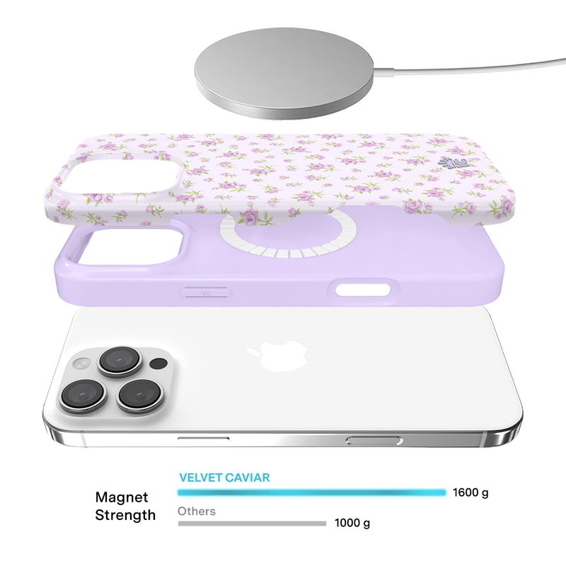Dainty Lilac Floral iPhone Case photo 7