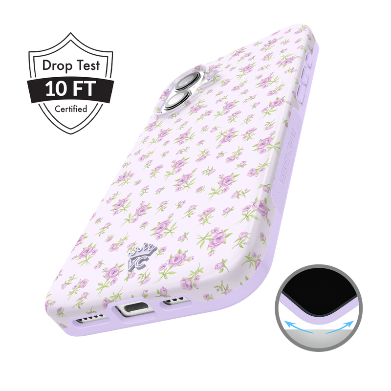 Dainty Lilac Floral iPhone Case photo 4