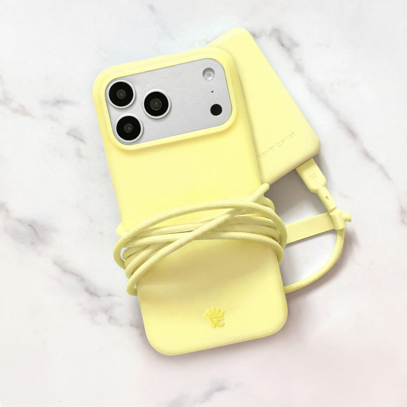 Butter Yellow Fast Charging Set, Dual Port Wall Adapter + 6ft USB-C Cable photo 8