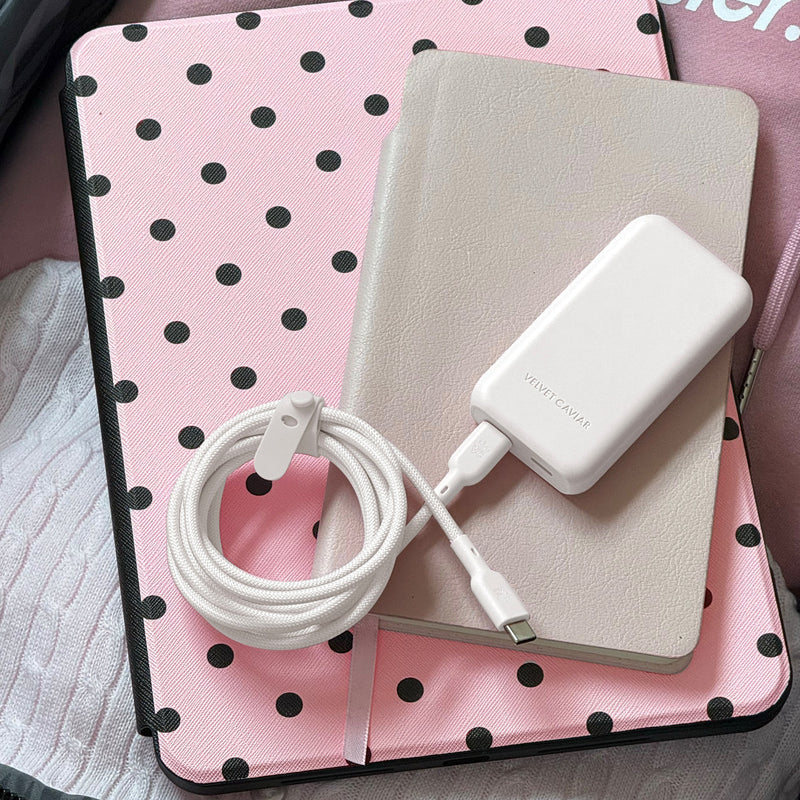 White Fast Charging Set, Dual Port Wall Adapter + 6ft USB-C Cable photo 8