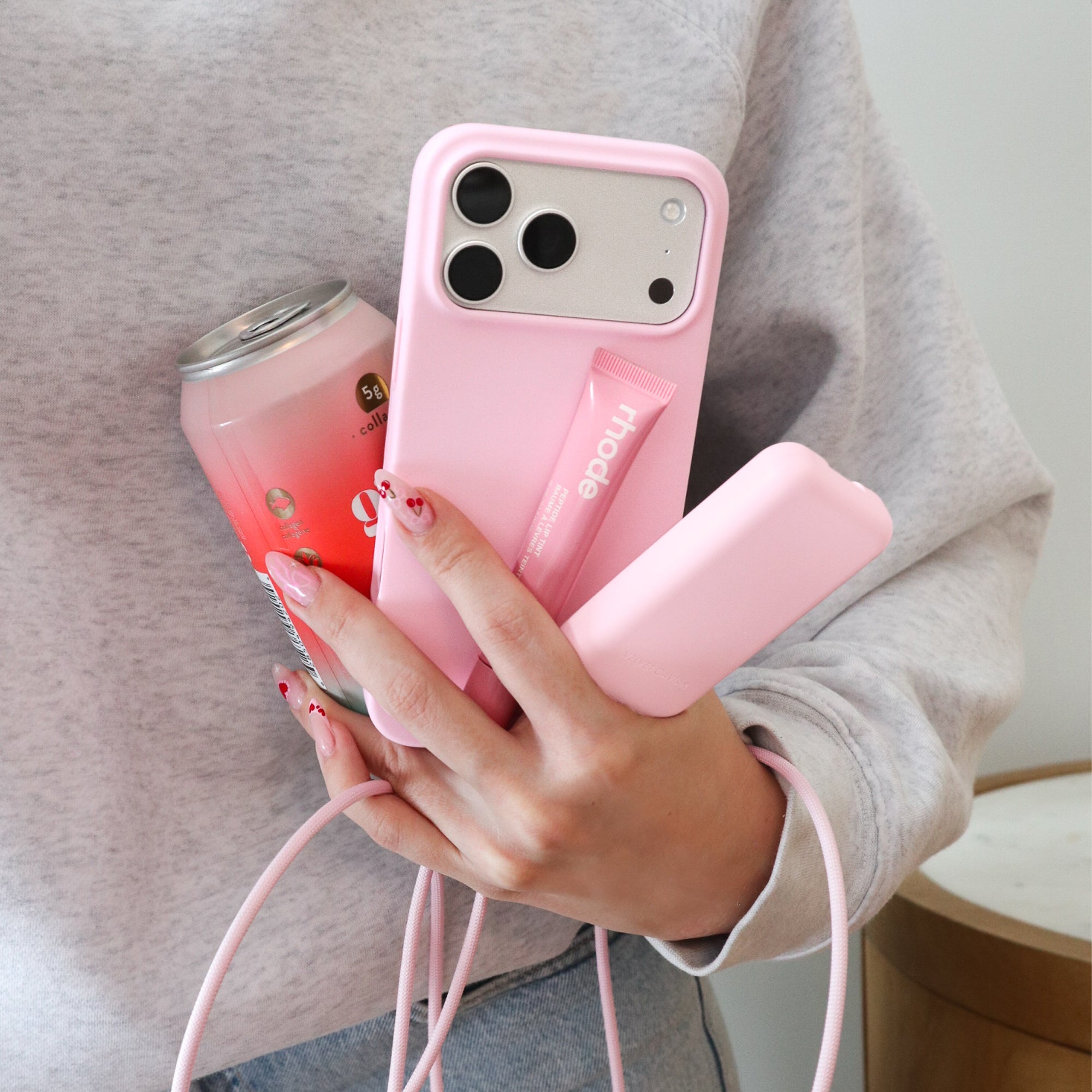 Strawberry Milk Fast Charging Set, Dual Port Wall Adapter + 6ft USB-C Cable