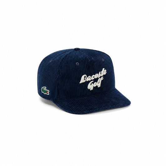 Lacoste Bestickte Cord Golf-Kappe