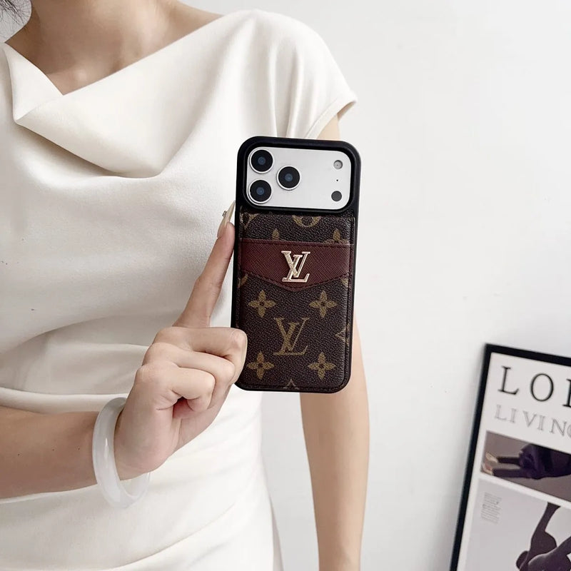 Folding Card Holder Louis V iPhone Case 12/13/14/15/16/17/Pro/Pro Max/ Plus/Air photo 8