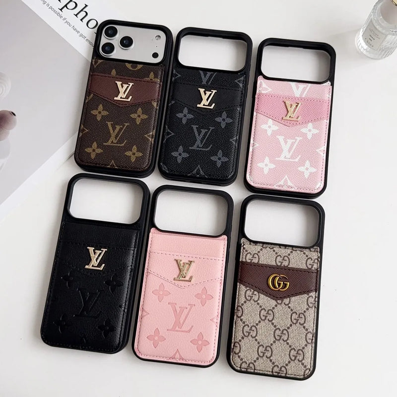 Folding Card Holder Louis V iPhone Case 12/13/14/15/16/17/Pro/Pro Max/ Plus/Air photo 2