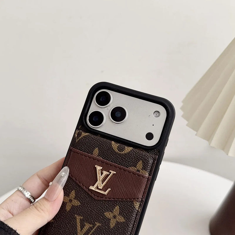Folding Card Holder Louis V iPhone Case 12/13/14/15/16/17/Pro/Pro Max/ Plus/Air photo 7