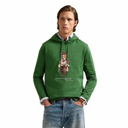 Ralph Lauren Polo Bear Jersey Kapuzen-T-Shirt