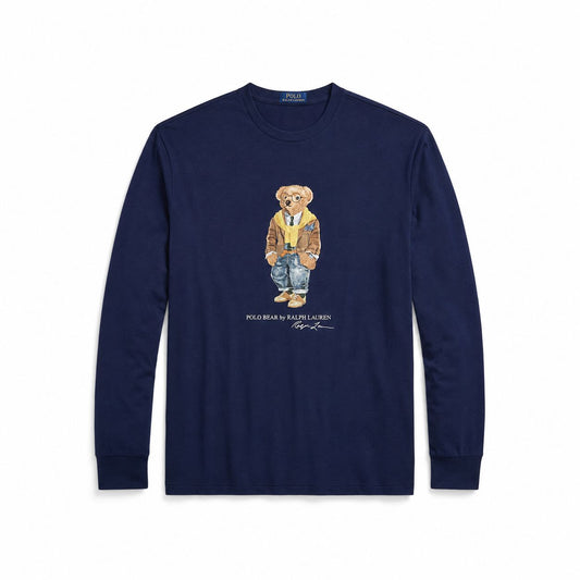Ralph Lauren Polo Bear Jersey T-SHIRT Classic Fit Langarm