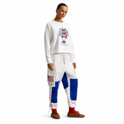 Ralph Lauren Team USA Polo Bear Langarm-T-Shirt