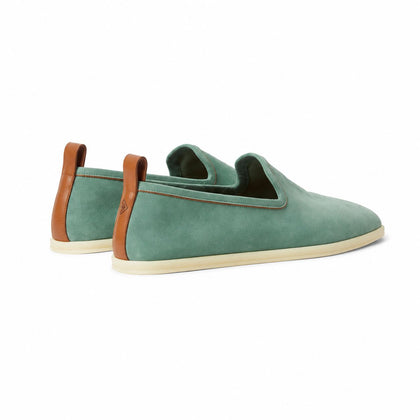 Loro Piana Mokassin Venice Walk - Pine Cloud