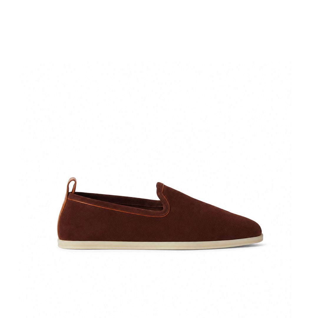 Loro Piana Mokassin Venice Walk - Deep Mogano
