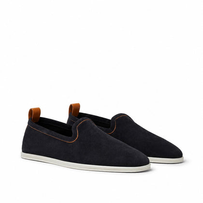 Loro Piana Mokassin Venice Walk - Blue Navy