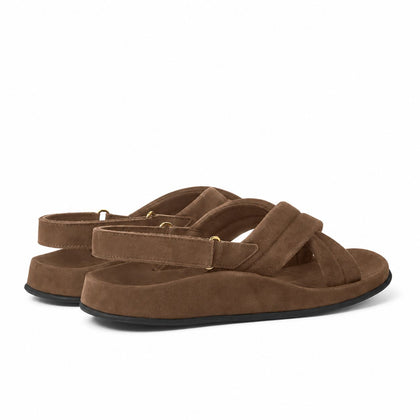 Loro Piana Sandale Hector Damen - Mocha Meringue