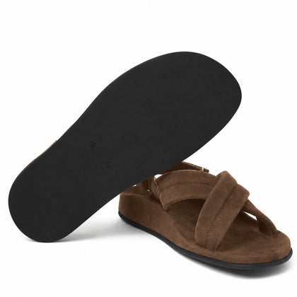 Loro Piana Sandale Hector Damen - Mocha Meringue