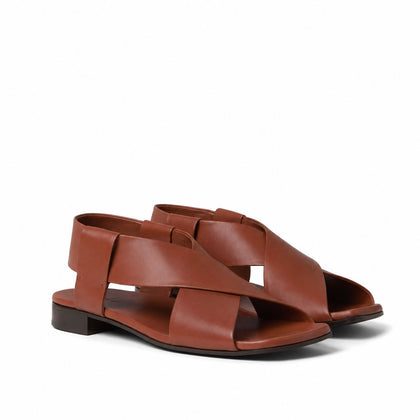 Loro Piana Sandale Marge Damen - Peppercorn