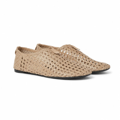 Loro Piana Flacher Slipper Floaty Damen - Foggy Pearl