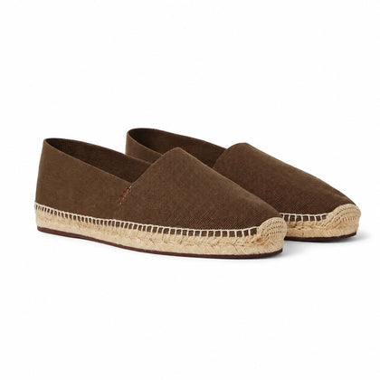 Loro Piana Espadrille Basque Walk - Khaky