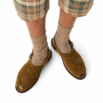 Loro Piana Sandale Peter Walk - Savana Bark