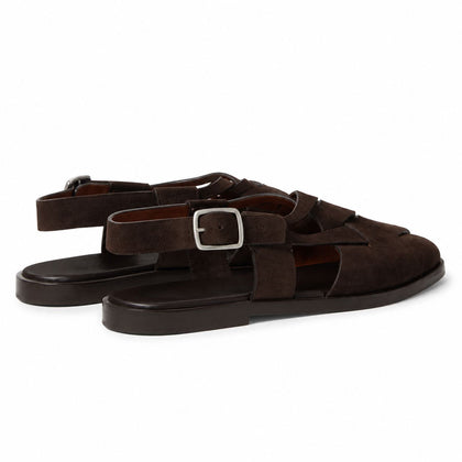 Loro Piana Sandale Peter Walk - Black Coffee