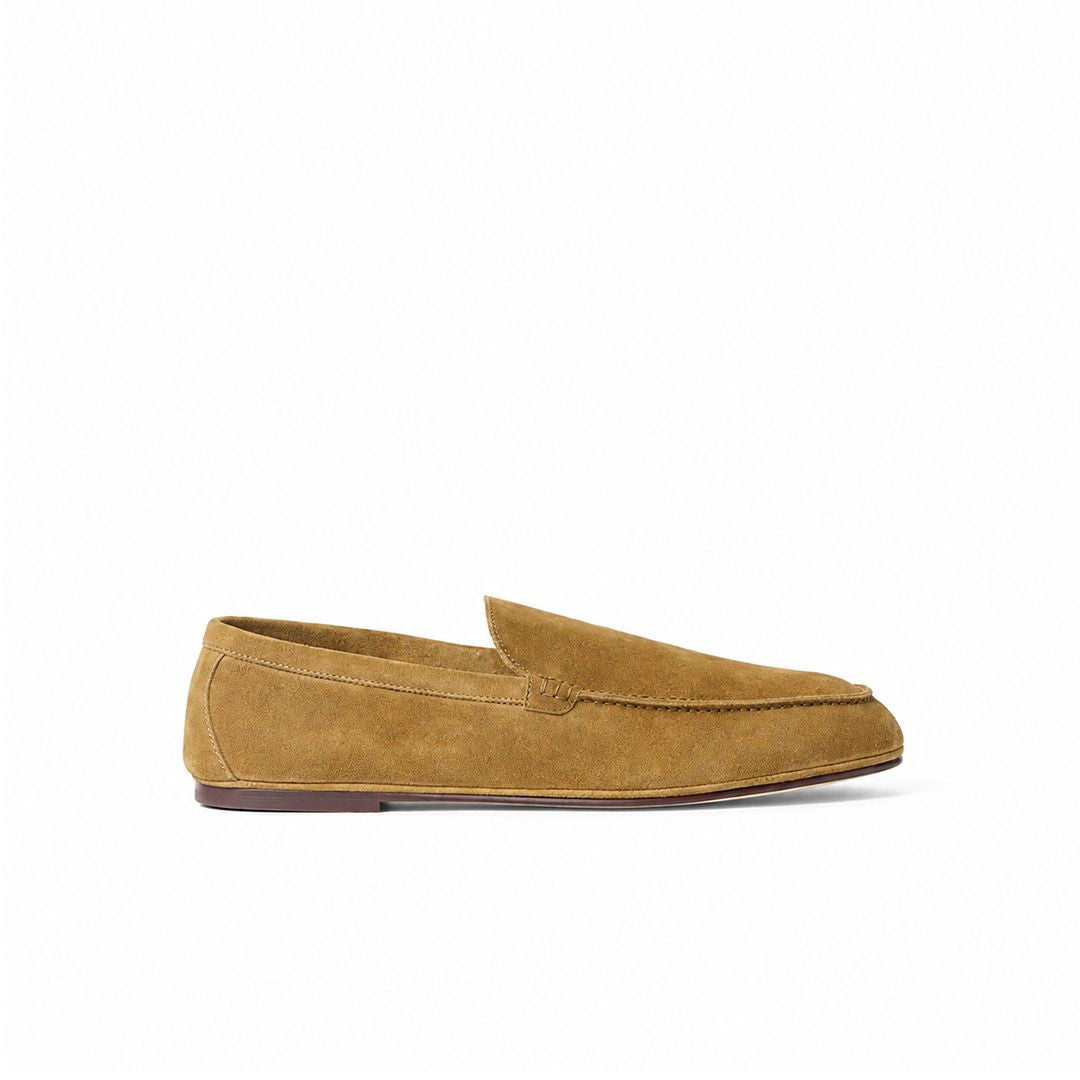 Loro Piana Mokassin Summer Anton Walk - Savana Bark