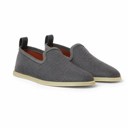 Loro Piana Mokassin Venice Walk the Gift of Kings® - Steel Whisper Melange