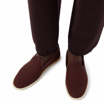 Loro Piana Mokassin Venice Walk the Gift of Kings® - Dark Berry Sangria