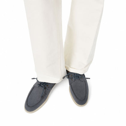 Loro Piana Mokassin Sea-Sail Walk - Marina Grey