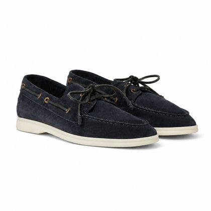 Loro Piana Mokassin Sea-Sail Walk - Blue Navy