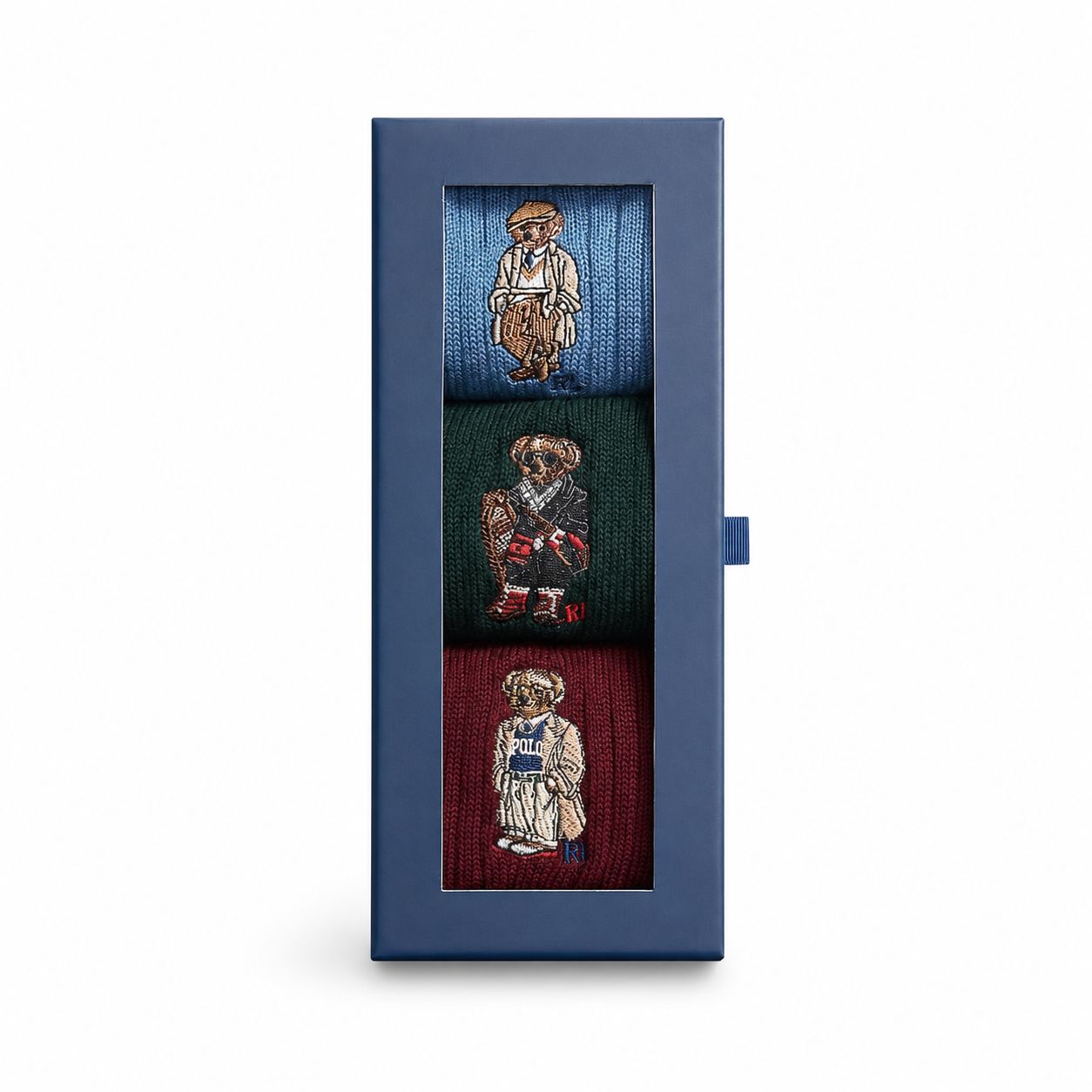 Ralph Lauren Polo Bear Crew Socken 3er-Pack Geschenkset