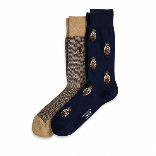Ralph Lauren Polo Bear Herrensocken 2er-Pack
