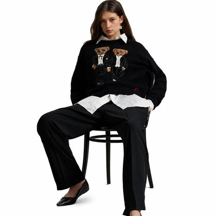 Ralph Lauren the Ralph & Ricky Tuxedo Bear Pullover