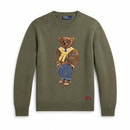Ralph Lauren Polo Bear Pullover Mit Intarsia-Strick