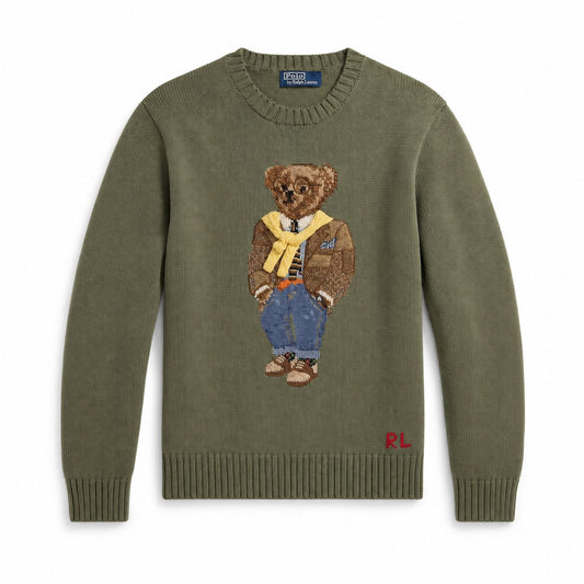 Ralph Lauren Polo Bear Pullover Mit Intarsia-Strick
