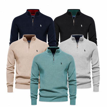 Ralph Lauren Gerippter Zip-Pullover Premium