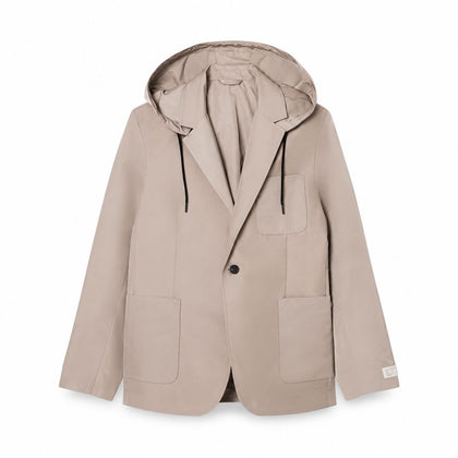 Lacoste Twill-Blazer Mit Kapuze