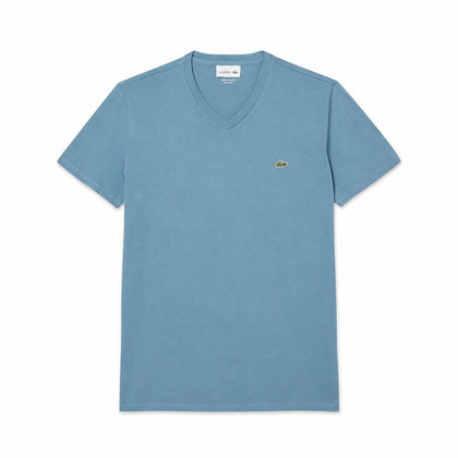Lacoste Herren V-Ausschnitt T-SHIRT Aus Leichter Pima-Baumwolle